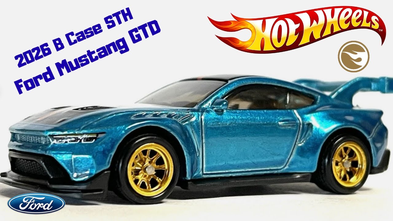 Hot Wheels 2026 B Case Super Treasure Hunt Ford Mustang GTD - YouTube