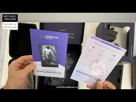 Unboxing the Looking Glass Portrait display - YouTube