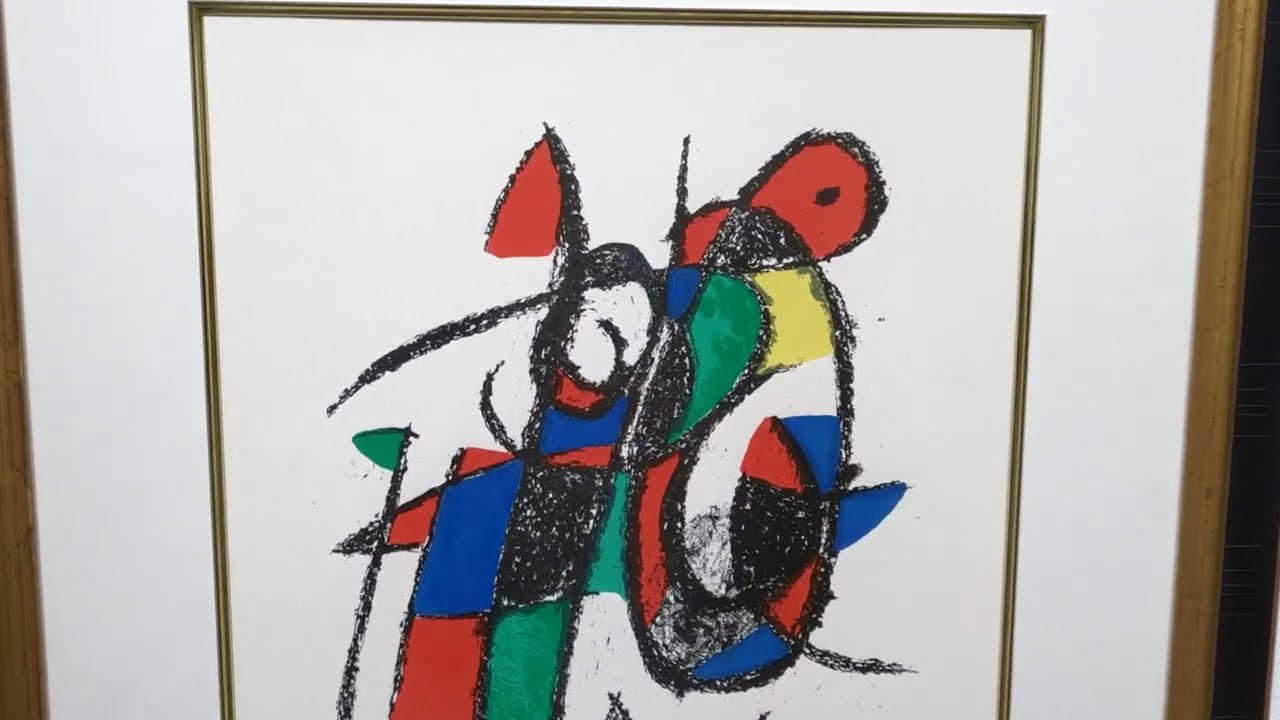ジョアン・ミロ ジョアン・ミロ リトグラフ・2 抽象画 絵画 インテリア
