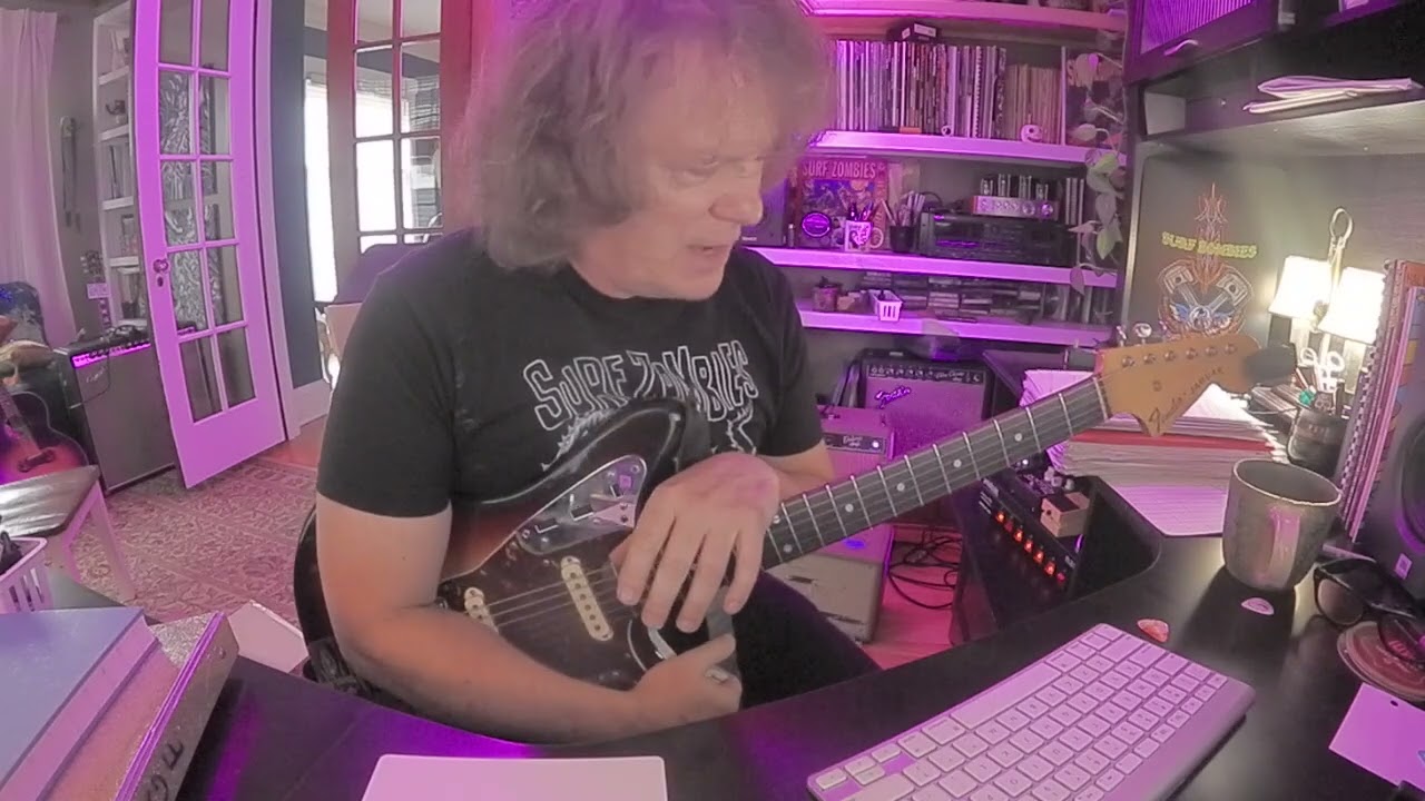 The Dick Dale Scale Review Guitar Demo with Too Much Jabber - YouTube