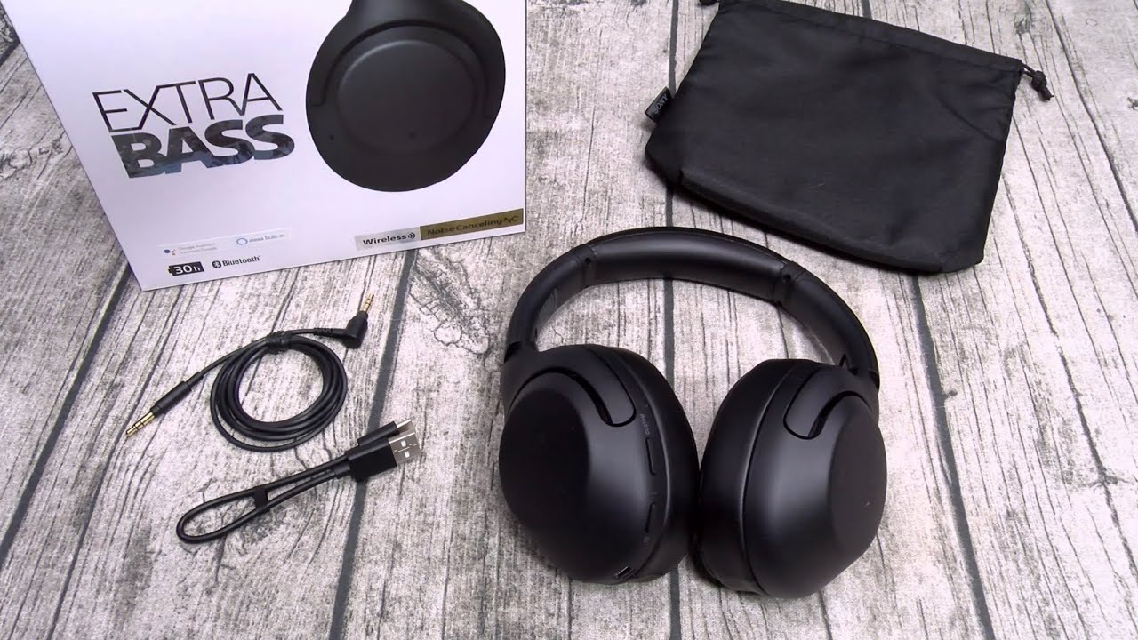 Sony WH-XB900N Extra Bass Wireless Noise Canceling Headphones