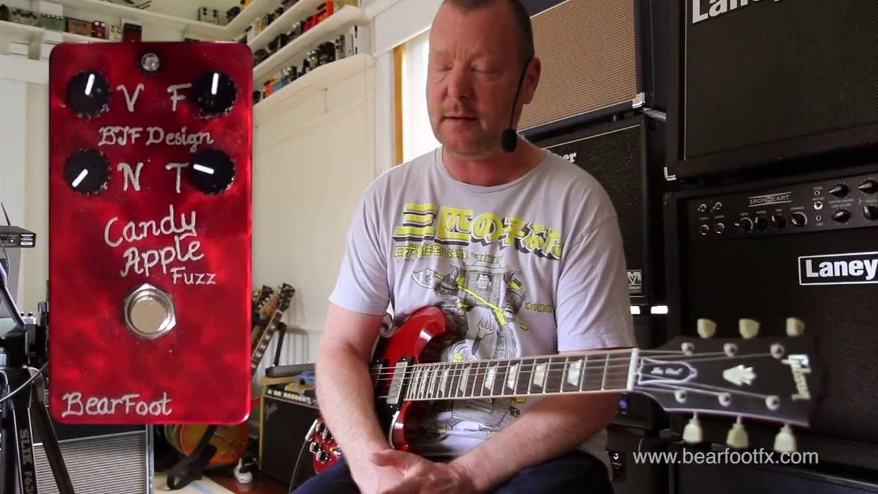 BearFoot FX: Candy Apple Fuzz 'Silver' - demo - YouTube