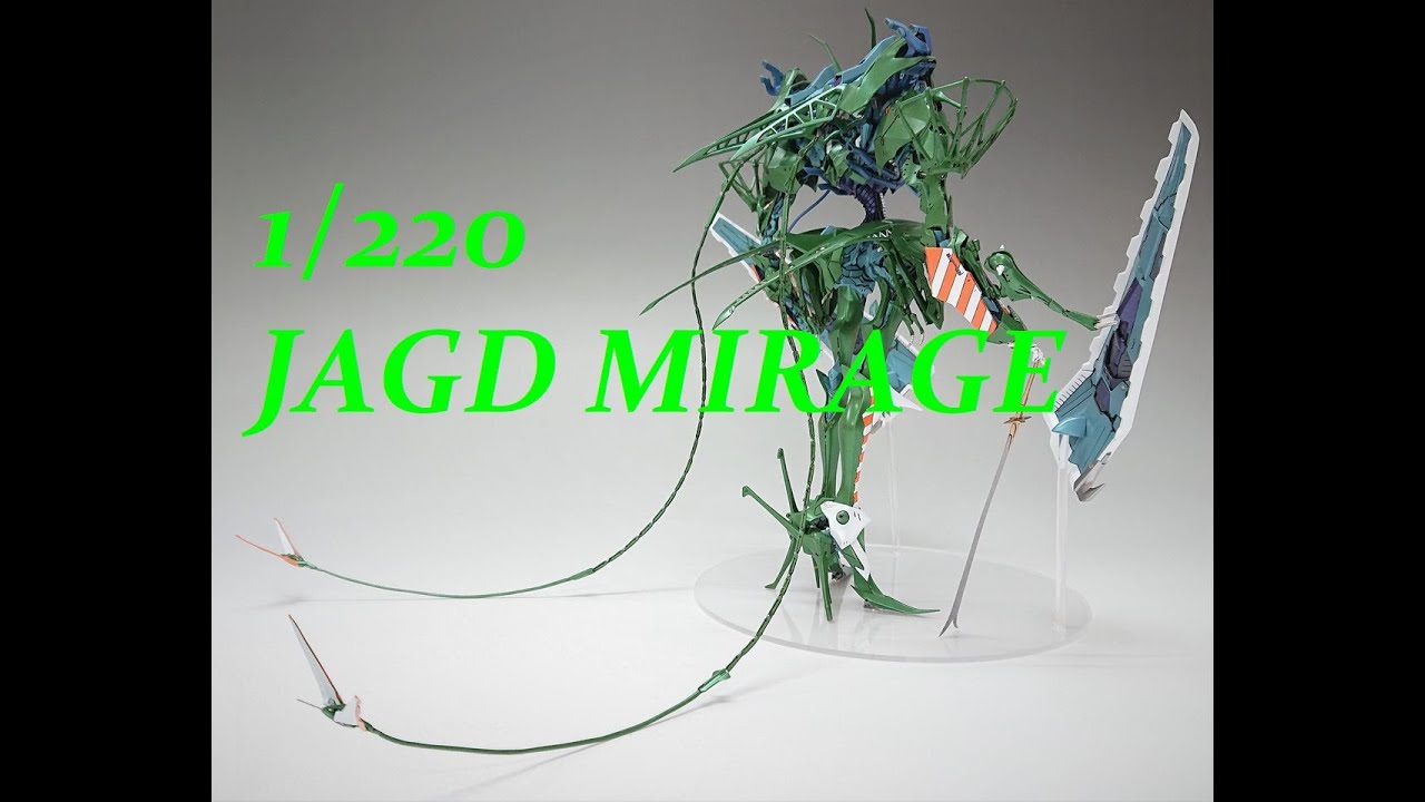 FSS】1/220 ヤクトミラージュ JAGD MIRAGE Green Left Demon - YouTube