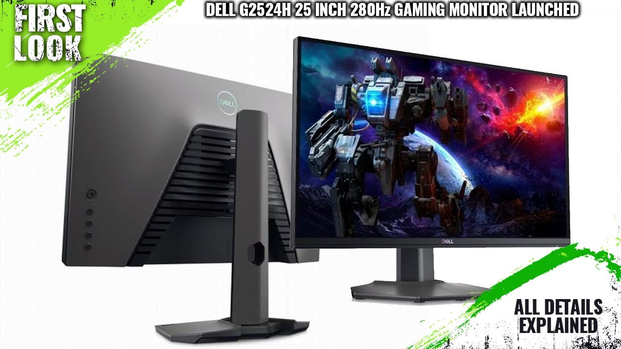 Dell G2524H 25 Inch Gaming Monitor with 280Hz Refresh Rate And 0.5