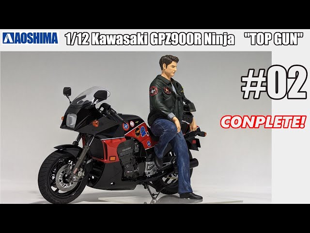 映画「トップガン」仕様GPZ900R プラモデル完成品 Yahoo!オークション