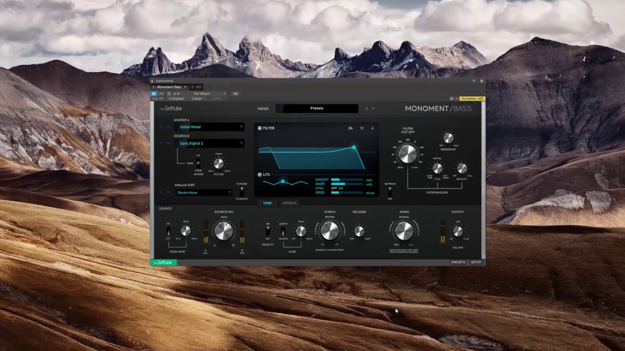 Softube Monoment Bass : deep full sounds in depth review of a