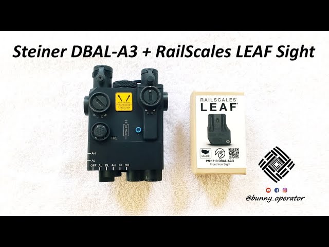 RailScales LEAF□DBAL A2 A3 フロント アイアンサイト RailScales