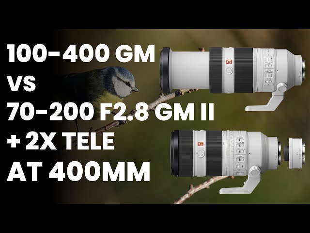 Sony 70-200 F2.8 GM II + 2x Tele VS Sony 100-400 GM AF Comparison