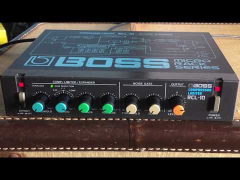 Boss micro rack compressor limiter expander RCL - 10 and some