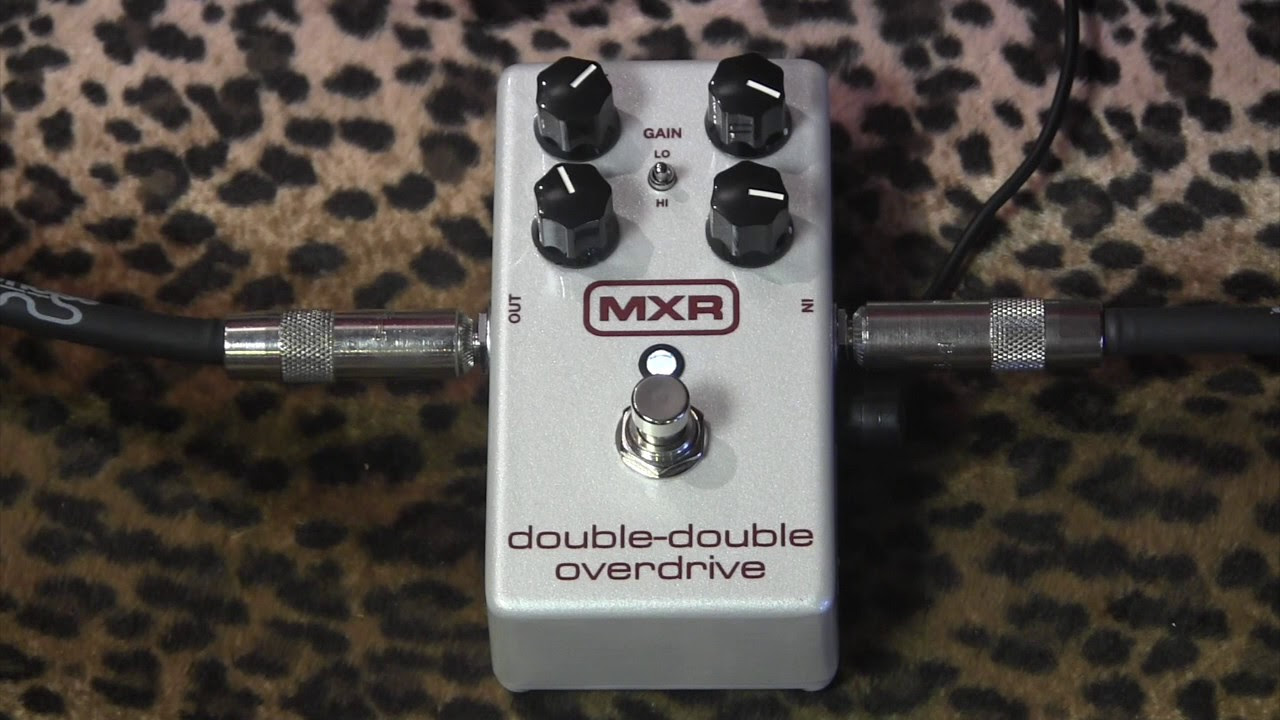 MXR Double-Double high or low gain overdrive pedal demo - YouTube