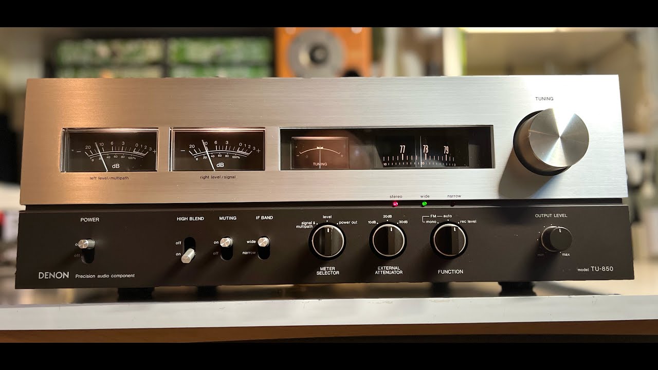 DENON TU-850 FM ステレオ チューナー オーディオ ジャンク O7527201