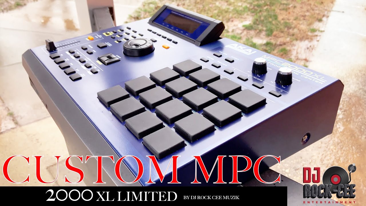 How I Customize The Akai MPC 2000 XL Limited Blue ( blue model