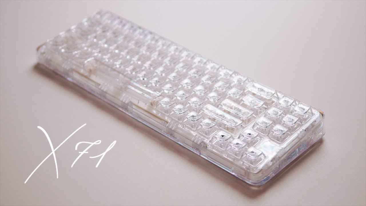 512441 YUNZII X71 メカニカルゲーミングキーボード ライトブルー 楽天