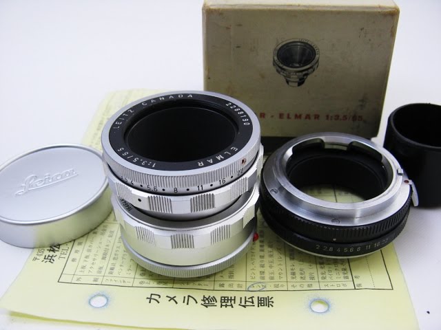 ライカビゾ用 エルマー 65mmF3.5 + 16464K + *14127F - YouTube