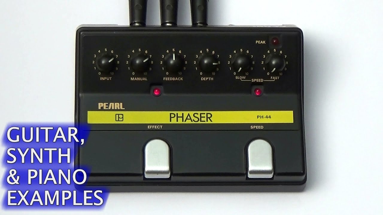 Pearl Phaser Pedal PH-03 (1980's) - YouTube