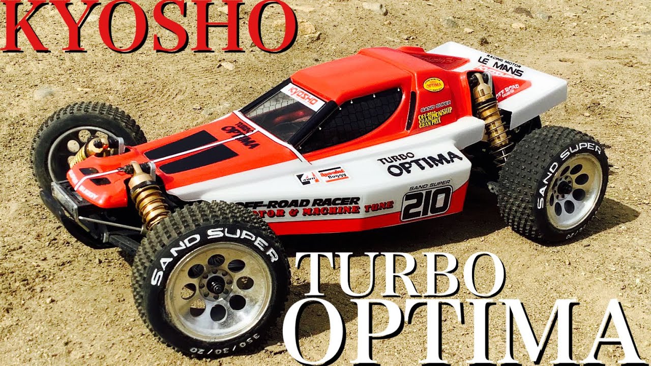 ラジコン】KYOSHO ターボ オプティマ を オフロード で走らせました