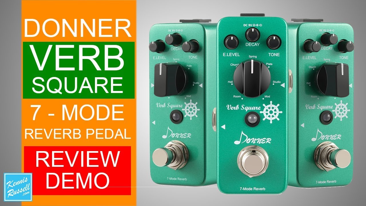 Donner Verb Square Review & Demo - Good, Small, Inexpensive Reverb