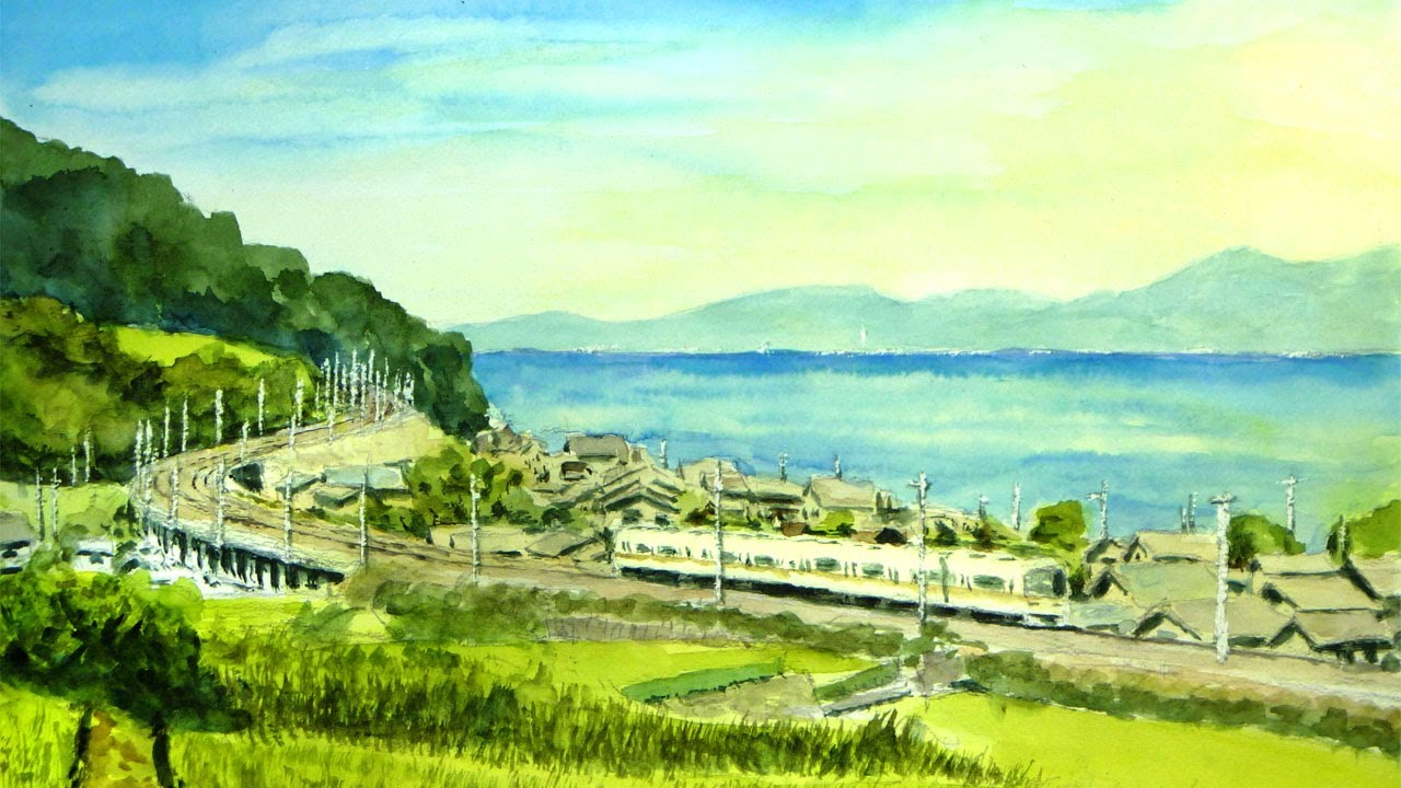 水彩画(風景)№169 水彩画(風景)№169 水彩画(風景)№169 Eng sub] Guess what