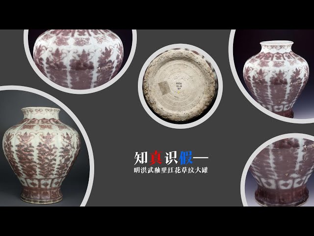 知真识假明洪武釉里红花草纹大罐- YouTube