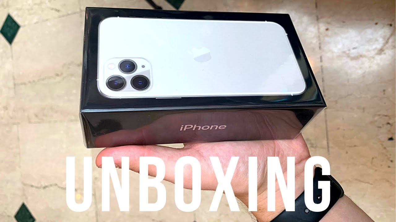 iPhone 11 Pro Unboxing | White 256GB - YouTube