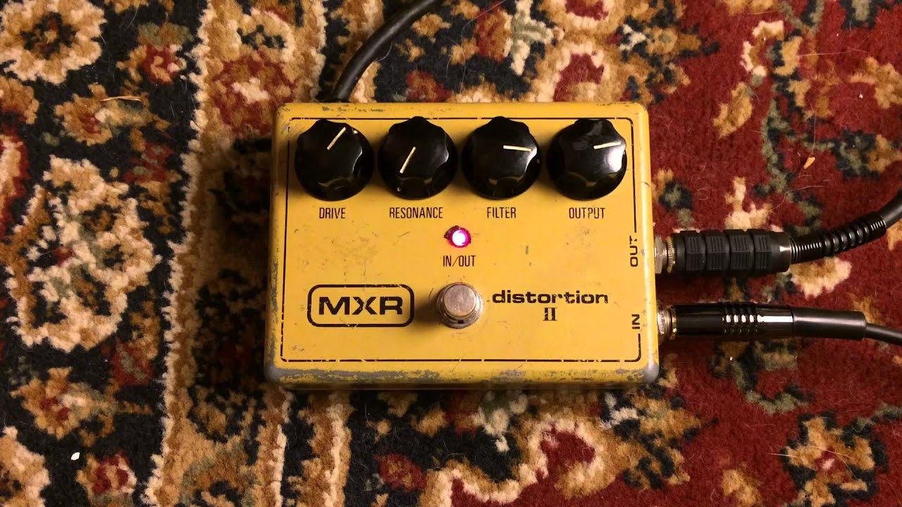 1987年製 初期ジムダンロップ MXR distortion + MXR Distortion+ 初期