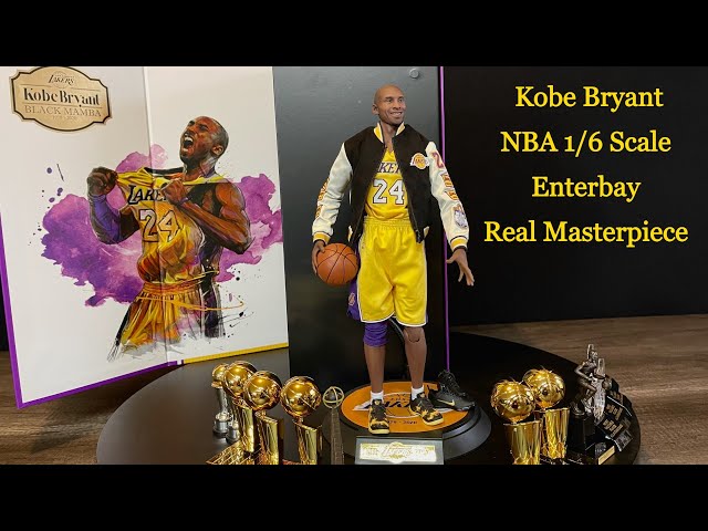 Kobe Bryant Real Masterpiece NBA Enterbay 1/6 Scale Figure - YouTube