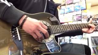 Ovation Pinnacle Series 3862 ＝中古楽器店 dee-custom= - YouTube