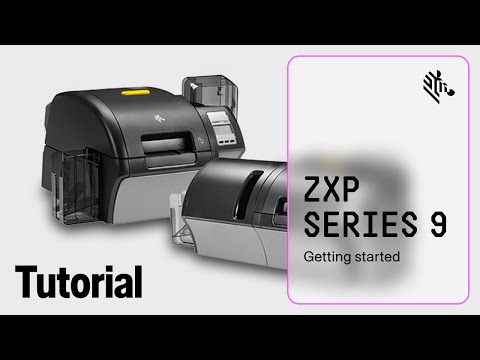Zebra ZXP 9 How To: Get Started - YouTube
