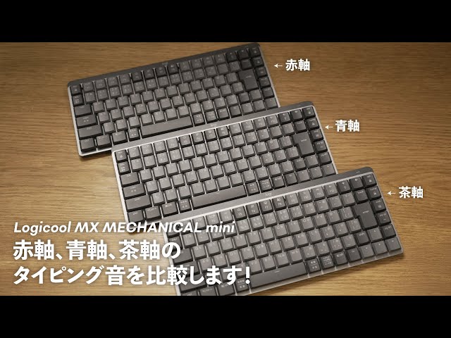 MX MECHANICAL Mini Review! Comparing the typing sounds of the red