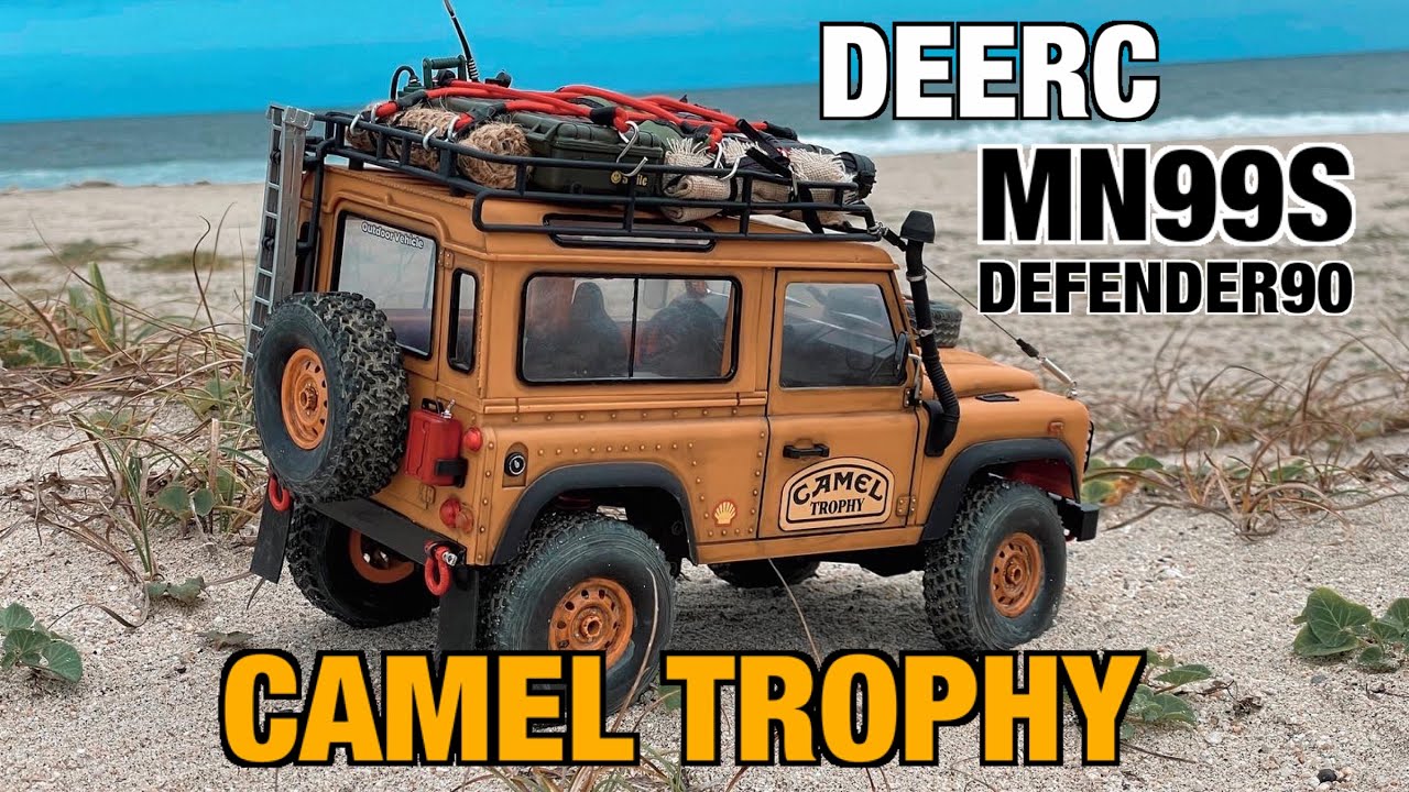 DEERC 1/12スケールクローラー新作 MN99S DEFENDER D90 イエローVer 箱