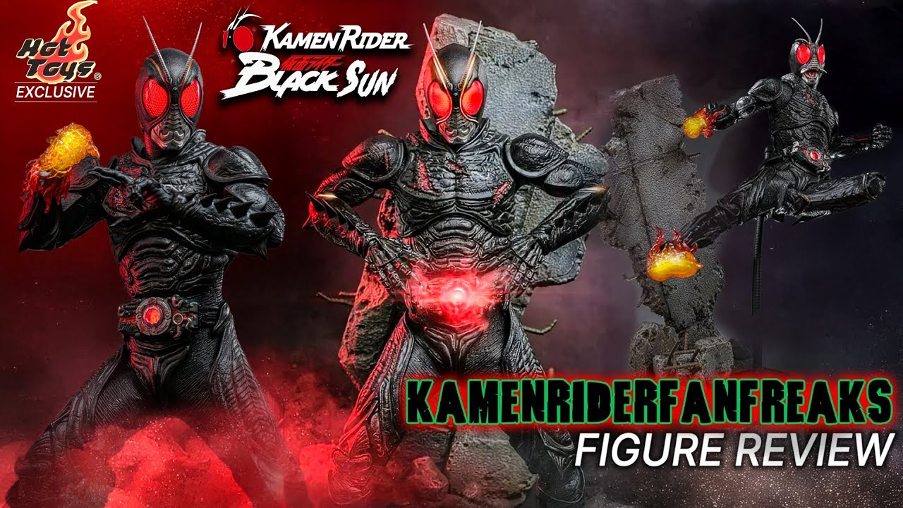 Hot Toys Kamen Rider Black Sun Exclusive Battle Damaged Version