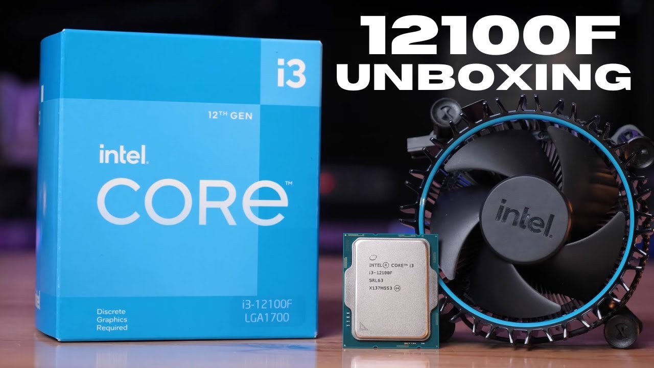 Intel i3 12100f Unboxing, Installation and Performance Benchmarks