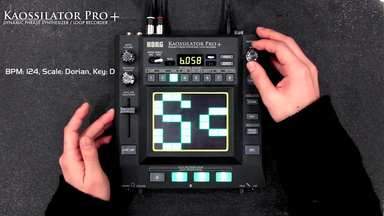 Korg Kaossilator Pro + (House) - YouTube