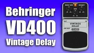 Behringer VD400 Vintage Delay - Boss DM-3 Clone #behringer - YouTube