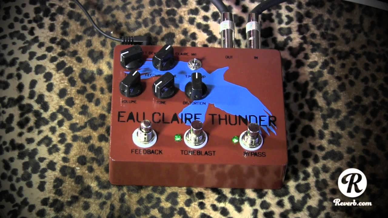 Dwarfcraft Effects EAU CLAIRE THUNDER fuzz pedal demo with RnR