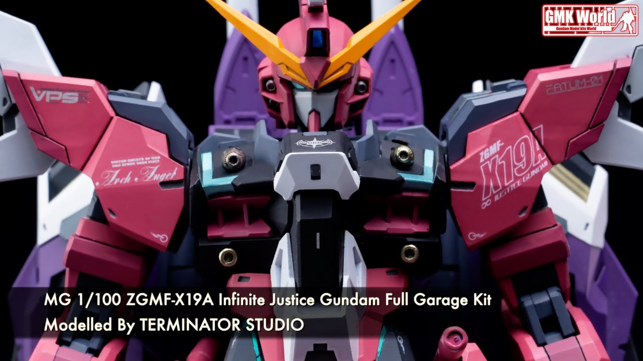 MG 1/100 ZGMF-X19A Infinite Justice Gundam Full Garage Kit