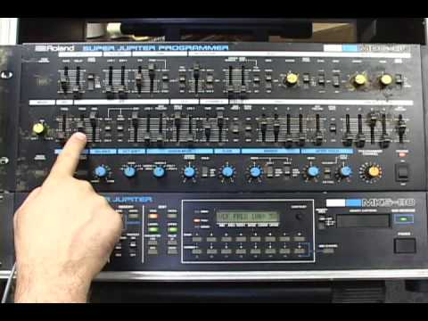 Roland MKS-80 Super Jupiter & MPG-80 Programmer - YouTube