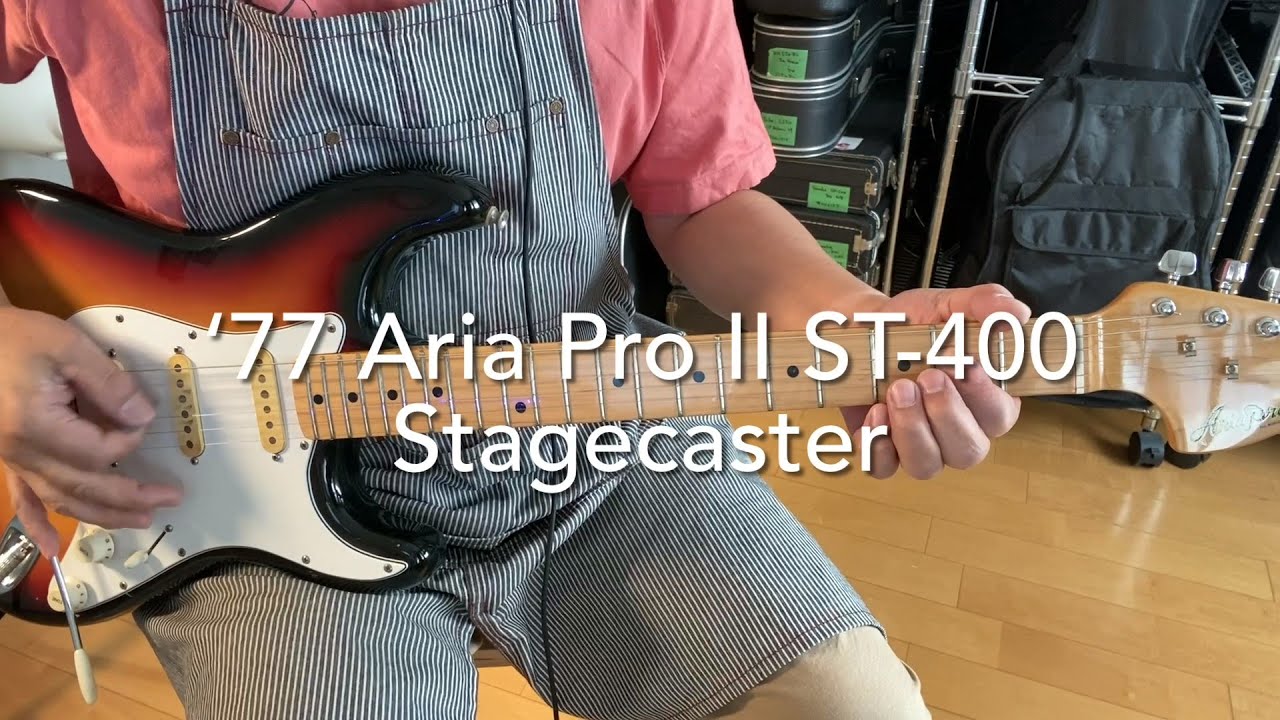 77 Aria Pro II ST-400 Stagecaster - YouTube