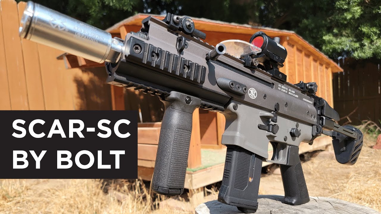 BOLT FN SCAR-L CQC 電動ガン ブラック強烈リコイルショック Amazon