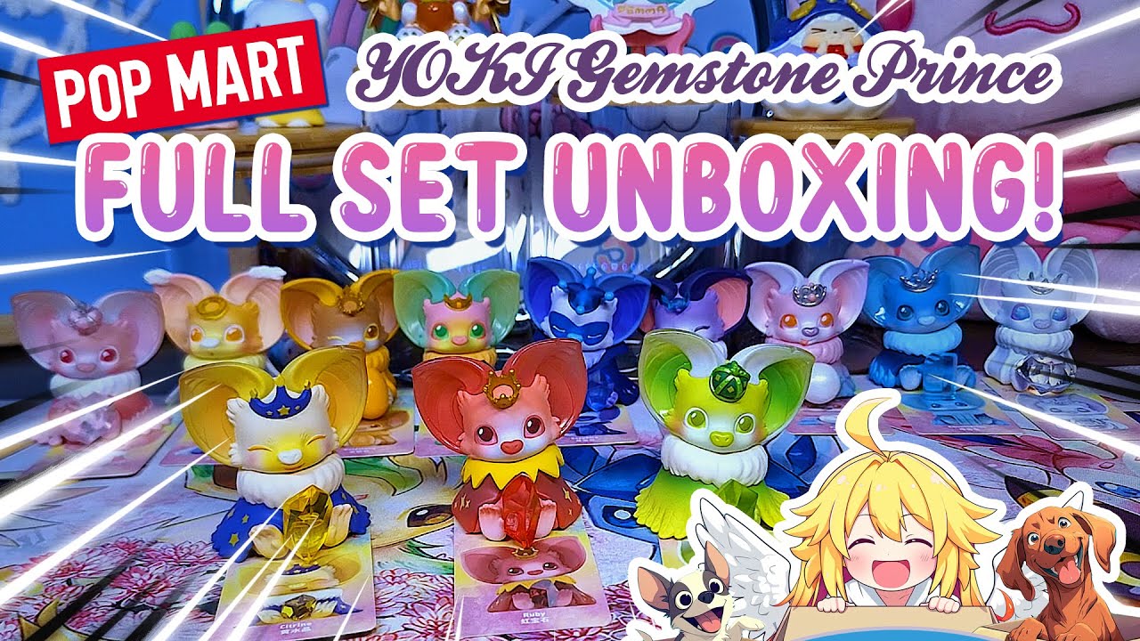 POPMART-Unboxing FULL SET Yoki Gemstone Prince - YouTube
