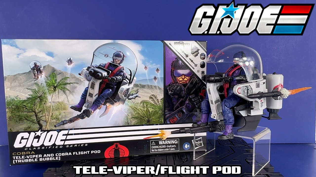 G.I. Joe Classified #79 Tele-Viper and Cobra Flight Pod (Trubble