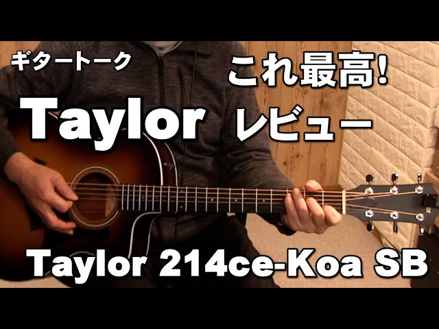Taylor 214ce-Koa SB ギターケースピックカポ付き
