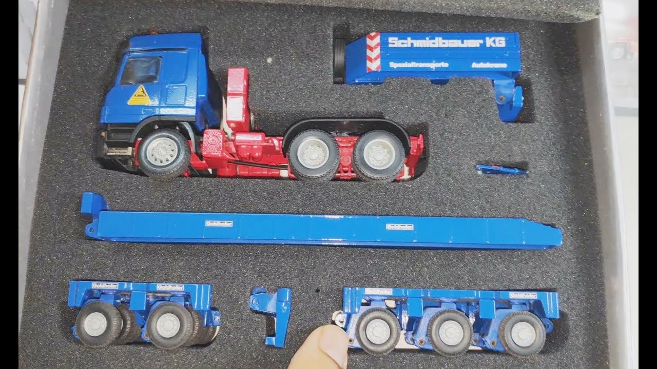 Schmidbauer KG & Goldhofer ミニカートレーラーセット｜