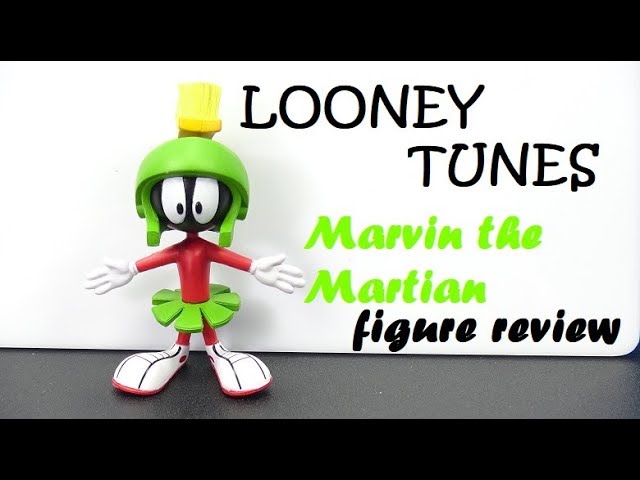 Looney Toons Marvin the Martian Bendable figure review - YouTube