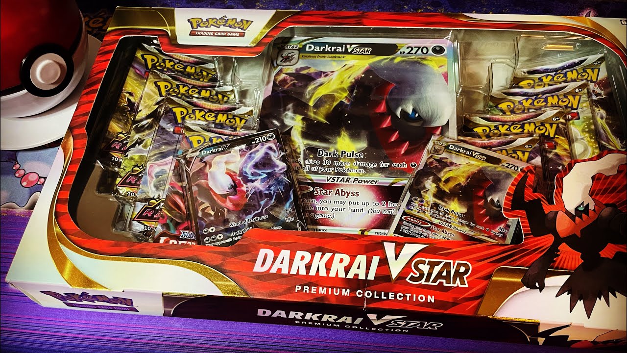 Darkrai VSTAR Premium Collection Box Opening - YouTube