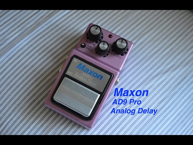 MAXON AD9 Pro ANALOG DELAY - YouTube