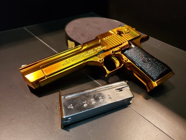 金！！ゴールド！！ デザートイーグル .50AE ガスガン 金 ② 東京