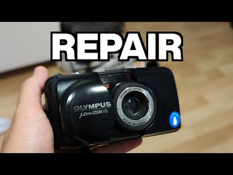 How to Repair the OLYMPUS MJU ZOOM Cover | Tutorial Fix - YouTube