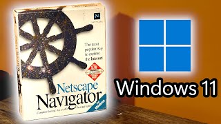 Using Netscape Navigator on Windows 11! - YouTube
