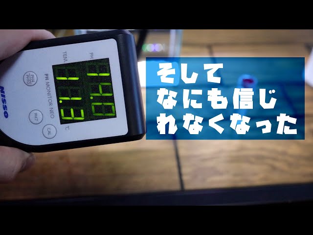 pH value is 14. I don't know what to believe anymore. Aquarium